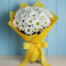 Букет цветов из:  Хризантемы в Троицком Омской области
