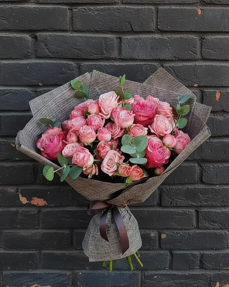 Букет цветов из: Розы в Троицком Омской области