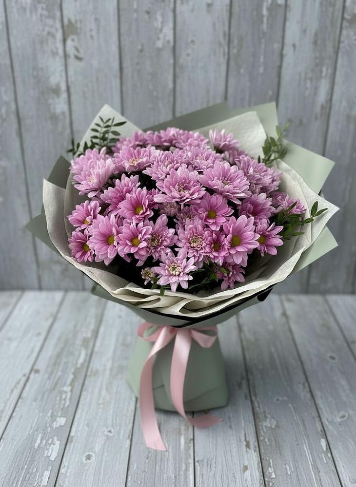 Букет цветов из: Хризантемы в Троицком Омской области