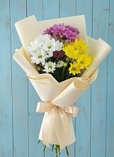 Букет цветов из:  Хризантемы #REPLACE_PRED# Троицком Омской области