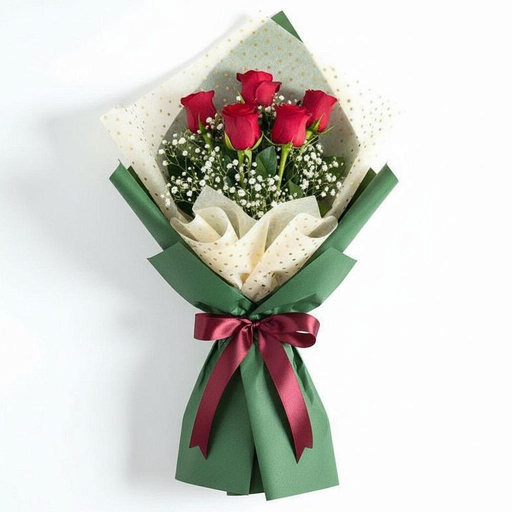 Букет цветов из: Розы в Троицком Омской области