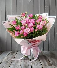 Букет Розовый кустик в Троицком Омской области