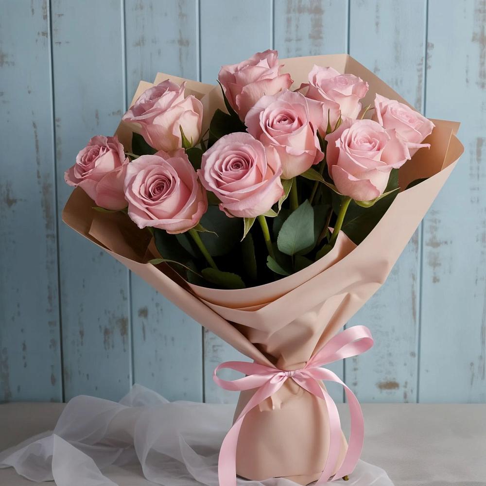 Букет цветов из: Розы в Троицком Омской области