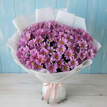 Букет цветов из:  Хризантемы в Троицком Омской области