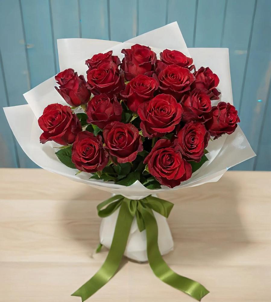 Букет Красные розы в Троицком Омской области