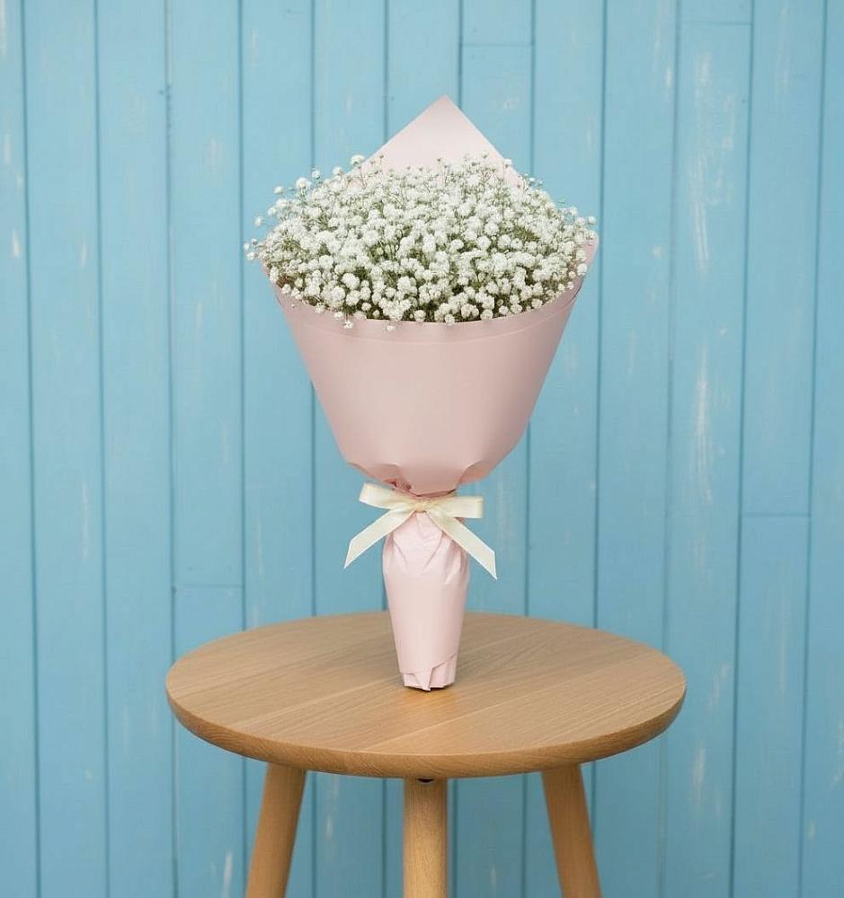 Букет цветов из: Гипсофила в Троицком Омской области