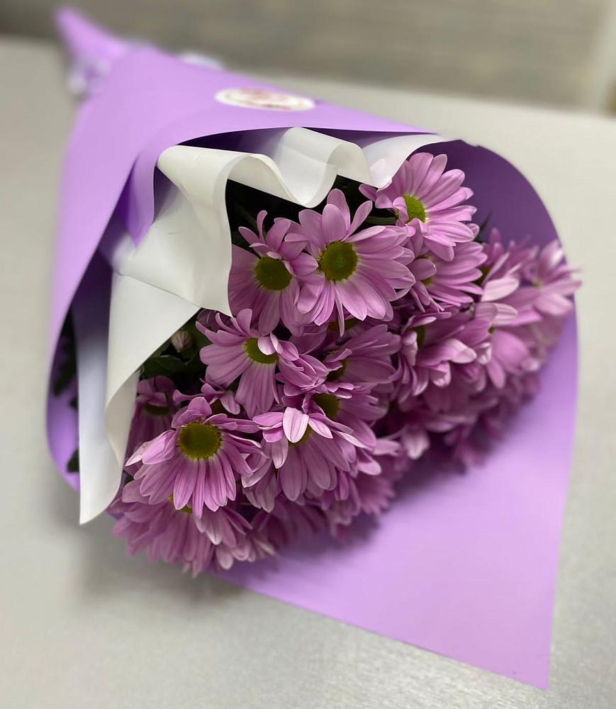 Букет цветов из: Хризантемы в Троицком Омской области