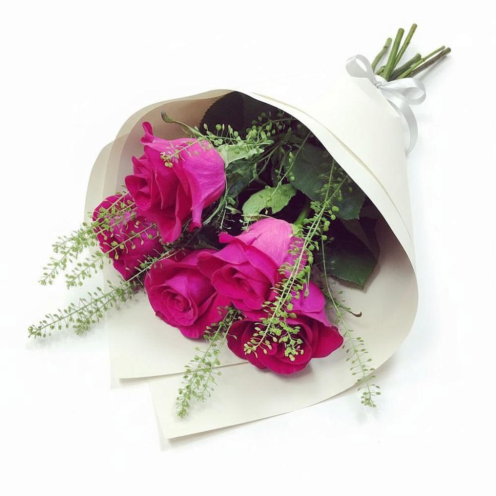 Букет цветов из: Розы в Троицком Омской области