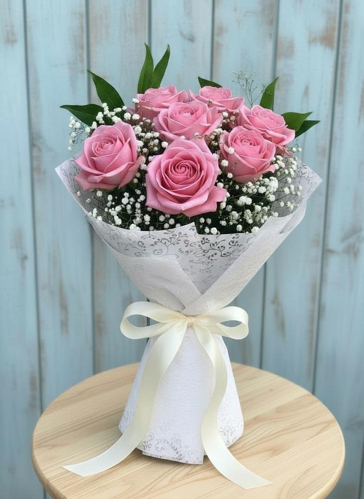 Букет цветов из: Розы в Троицком Омской области