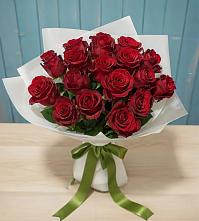 Букет Красные розы в Троицком Омской области