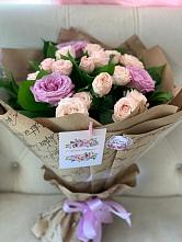 Букет цветов из:  Розы в Троицком Омской области
