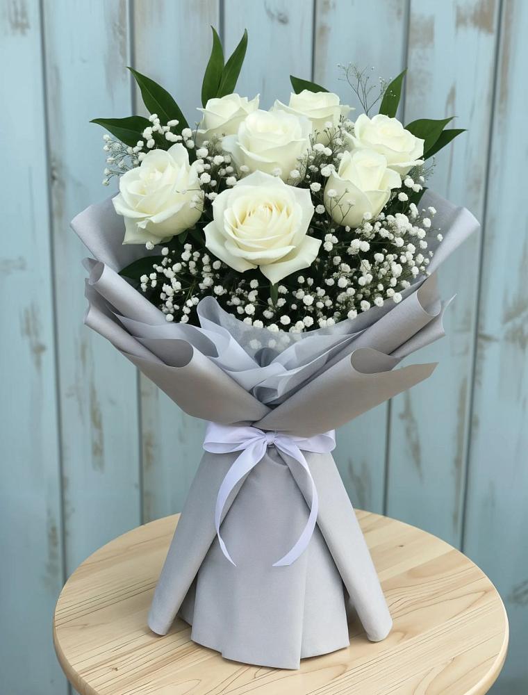 Букет цветов из: Розы в Троицком Омской области