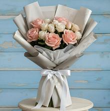 Букет цветов из:  Розы #REPLACE_PRED# Троицком Омской области