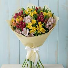 Букет цветов из:  Альстромерии в Троицком Омской области