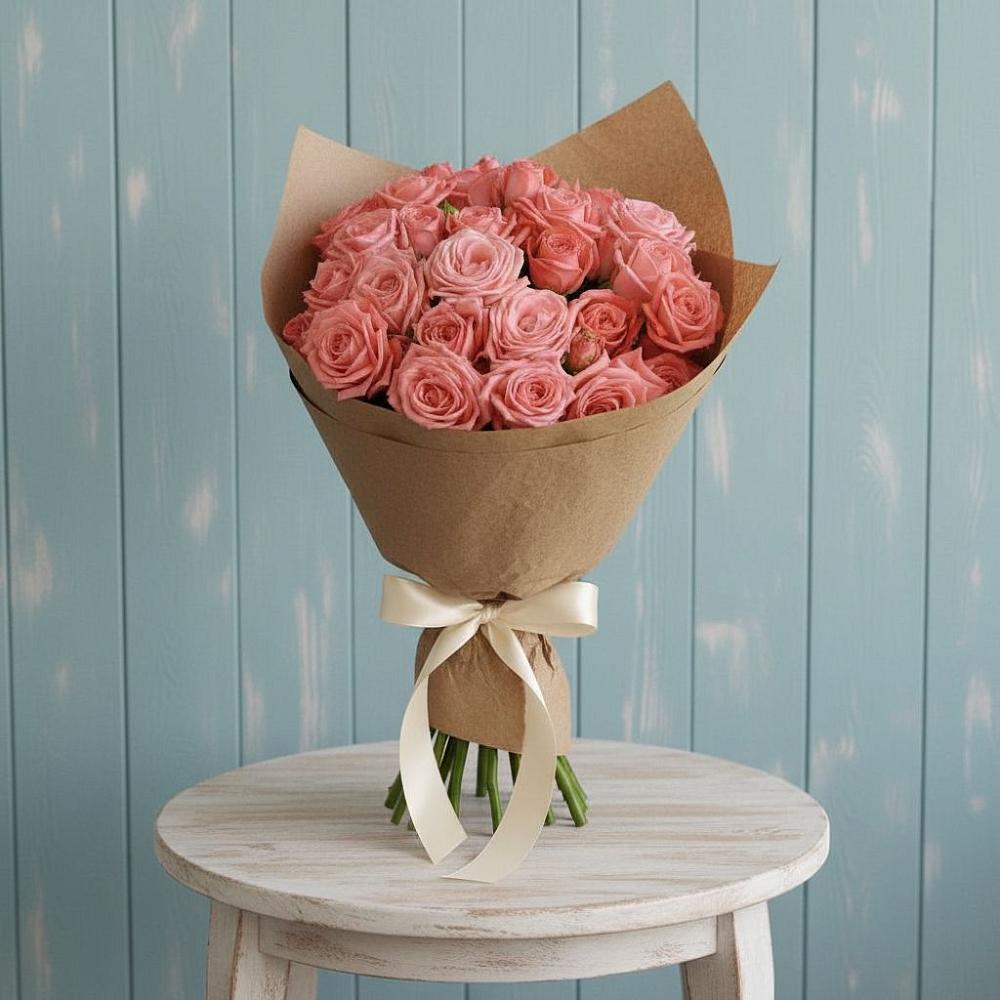 Букет цветов из: Розы в Троицком Омской области