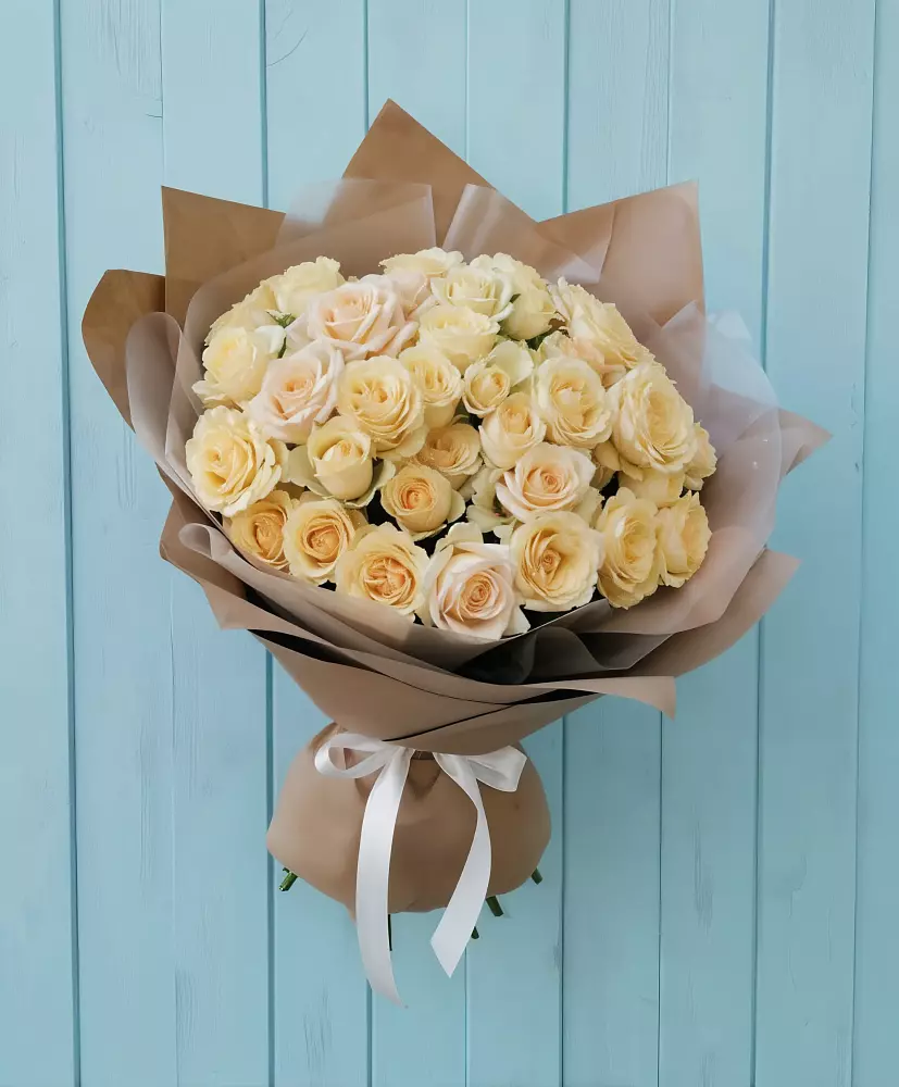 Букет Кремовое облако в Троицком Омской области