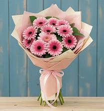 Букет цветов из:  Герберы в Троицком Омской области