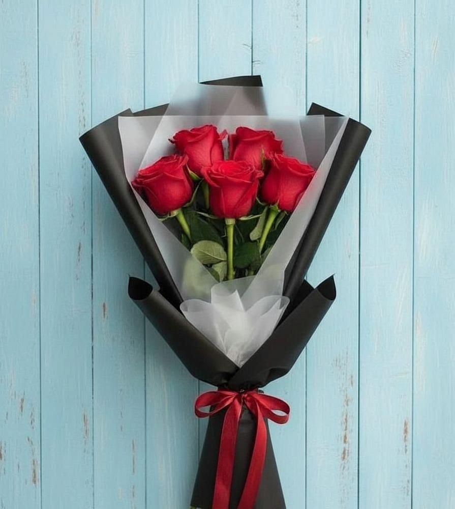 Букет цветов из: Розы в Троицком Омской области