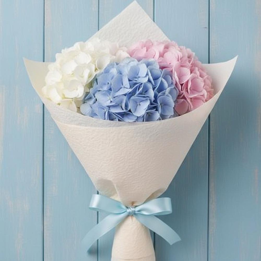 Букет цветов из: Гортензия в Троицком Омской области