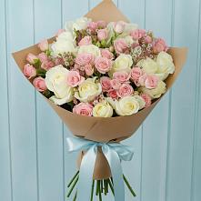 Букет цветов из:  Розы в Троицком Омской области